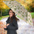Squares Maile Leaf Umbrella Beige Palaka Hawaiian Quilt Pattern - Polynesian Pride