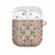 Squares Maile Leaf AirPods Case Pink Palaka Hawaiian Quilt Pattern - Polynesian Pride