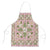 Squares Maile Leaf Apron Pink Palaka Hawaiian Quilt Pattern - Polynesian Pride