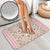 Squares Maile Leaf Bathroom Set Pink Palaka Hawaiian Quilt Pattern - Polynesian Pride