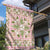Squares Maile Leaf Garden Flag Pink Palaka Hawaiian Quilt Pattern - Polynesian Pride