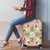 Squares Maile Leaf Luggage Cover Pink Palaka Hawaiian Quilt Pattern - Polynesian Pride