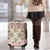 Squares Maile Leaf Luggage Cover Pink Palaka Hawaiian Quilt Pattern - Polynesian Pride