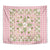 Squares Maile Leaf Tapestry Pink Palaka Hawaiian Quilt Pattern - Polynesian Pride