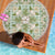 Squares Maile Leaf Beach Blanket Turquoise Palaka Hawaiian Quilt Pattern - Polynesian Pride