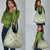 Squares Maile Leaf Grocery Bag Turquoise Palaka Hawaiian Quilt Pattern - Polynesian Pride