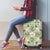Squares Maile Leaf Luggage Cover Turquoise Palaka Hawaiian Quilt Pattern - Polynesian Pride