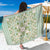 Squares Maile Leaf Sarong Turquoise Palaka Hawaiian Quilt Pattern - Polynesian Pride