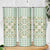 Squares Maile Leaf Skinny Tumbler Turquoise Palaka Hawaiian Quilt Pattern - Polynesian Pride