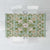 Squares Maile Leaf Tablecloth Turquoise Palaka Hawaiian Quilt Pattern - Polynesian Pride