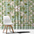 Squares Maile Leaf Window Curtain Turquoise Palaka Hawaiian Quilt Pattern - Polynesian Pride