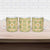 Squares Puakenikeni and Kalo Ceramic Mug Beige Palaka Hawaiian Quilt Pattern - Polynesian Pride