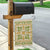 Squares Puakenikeni and Kalo Garden Flag Beige Palaka Hawaiian Quilt Pattern - Polynesian Pride