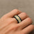 Squares Puakenikeni and Kalo Spinner Ring Beige Palaka Hawaiian Quilt Pattern - Polynesian Pride