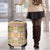 Squares Puakenikeni and Kalo Luggage Cover Pink Palaka Hawaiian Quilt Pattern - Polynesian Pride