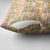Squares Puakenikeni and Kalo Pillow Cover Pink Palaka Hawaiian Quilt Pattern - Polynesian Pride