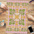 Squares Puakenikeni and Kalo Puzzle Pink Palaka Hawaiian Quilt Pattern - Polynesian Pride