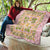 Squares Puakenikeni and Kalo Quilt Pink Palaka Hawaiian Quilt Pattern - Polynesian Pride