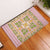 Squares Puakenikeni and Kalo Rubber Doormat Pink Palaka Hawaiian Quilt Pattern - Polynesian Pride