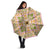 Squares Puakenikeni and Kalo Umbrella Pink Palaka Hawaiian Quilt Pattern - Polynesian Pride