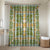 Squares Puakenikeni and Kalo Bathroom Set Turquoise Palaka Hawaiian Quilt Pattern - Polynesian Pride
