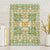 Squares Puakenikeni and Kalo Canvas Wall Art Turquoise Palaka Hawaiian Quilt Pattern - Polynesian Pride