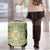 Squares Puakenikeni and Kalo Luggage Cover Turquoise Palaka Hawaiian Quilt Pattern - Polynesian Pride