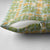 Squares Puakenikeni and Kalo Pillow Cover Turquoise Palaka Hawaiian Quilt Pattern - Polynesian Pride