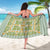 Squares Puakenikeni and Kalo Sarong Turquoise Palaka Hawaiian Quilt Pattern - Polynesian Pride