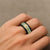 Squares Puakenikeni and Kalo Spinner Ring Turquoise Palaka Hawaiian Quilt Pattern - Polynesian Pride