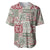 Mele Kalikimaka Hawaii Christmas Baseball Jersey Aloha Spirit with Hawaiian Quilt Pattern - Polynesian Pride