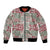 Mele Kalikimaka Hawaii Christmas Bomber Jacket Aloha Spirit with Hawaiian Quilt Pattern - Polynesian Pride