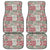 Mele Kalikimaka Hawaii Christmas Car Mats Aloha Spirit with Hawaiian Quilt Pattern - Polynesian Pride