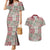 Mele Kalikimaka Hawaii Christmas Couples Matching Mermaid Dress and Hawaiian Shirt Aloha Spirit with Hawaiian Quilt Pattern - Polynesian Pride