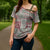 Mele Kalikimaka Hawaii Christmas Cross Shoulder Shirt Aloha Spirit with Hawaiian Quilt Pattern - Polynesian Pride