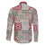 Mele Kalikimaka Hawaii Christmas Family Matching Long Sleeve Bodycon Dress and Hawaiian Shirt Aloha Spirit with Hawaiian Quilt Pattern - Polynesian Pride