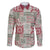 Mele Kalikimaka Hawaii Christmas Family Matching Off The Shoulder Long Sleeve Dress and Hawaiian Shirt Aloha Spirit with Hawaiian Quilt Pattern - Polynesian Pride