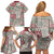 Mele Kalikimaka Hawaii Christmas Family Matching Off Shoulder Short Dress and Hawaiian Shirt Aloha Spirit with Hawaiian Quilt Pattern - Polynesian Pride