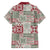 Mele Kalikimaka Hawaii Christmas Family Matching Short Sleeve Bodycon Dress and Hawaiian Shirt Aloha Spirit with Hawaiian Quilt Pattern - Polynesian Pride