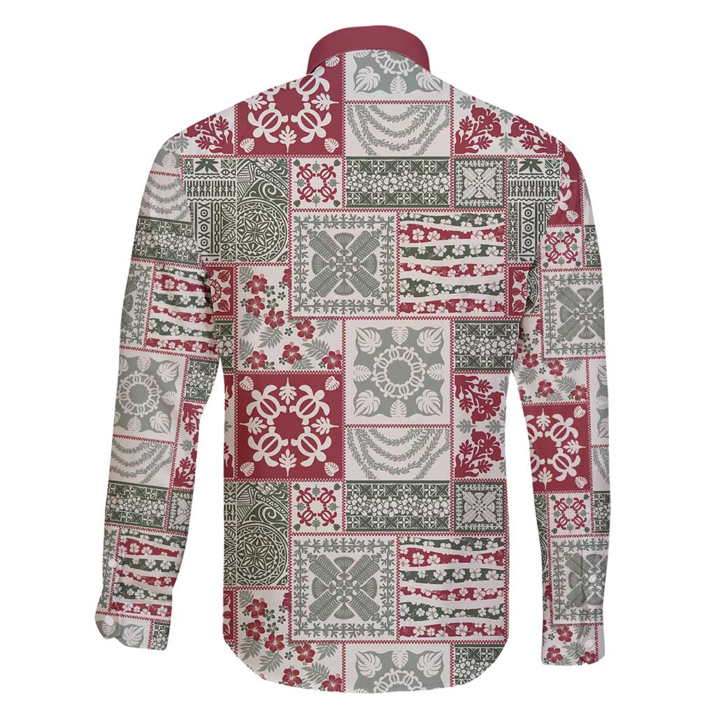 Mele Kalikimaka Hawaii Christmas Family Matching Short Sleeve Bodycon Dress and Hawaiian Shirt Aloha Spirit with Hawaiian Quilt Pattern - Polynesian Pride