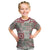 Mele Kalikimaka Hawaii Christmas Kid T Shirt Aloha Spirit with Hawaiian Quilt Pattern - Polynesian Pride