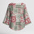 Mele Kalikimaka Hawaii Christmas Kimono Sleeve Blouse Aloha Spirit with Hawaiian Quilt Pattern - Polynesian Pride