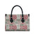 Mele Kalikimaka Hawaii Christmas Leather Bag Aloha Spirit with Hawaiian Quilt Pattern - Polynesian Pride