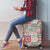 Mele Kalikimaka Hawaii Christmas Luggage Cover Aloha Spirit with Hawaiian Quilt Pattern - Polynesian Pride