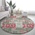 Mele Kalikimaka Hawaii Christmas Round Carpet Aloha Spirit with Hawaiian Quilt Pattern - Polynesian Pride