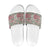 Mele Kalikimaka Hawaii Christmas Slide Sandals Aloha Spirit with Hawaiian Quilt Pattern - Polynesian Pride