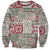 Mele Kalikimaka Hawaii Christmas Sweatshirt Aloha Spirit with Hawaiian Quilt Pattern - Polynesian Pride