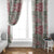 Mele Kalikimaka Hawaii Christmas Window Curtain Aloha Spirit with Hawaiian Quilt Pattern - Polynesian Pride