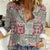Mele Kalikimaka Hawaii Christmas Women Casual Shirt Aloha Spirit with Hawaiian Quilt Pattern - Polynesian Pride