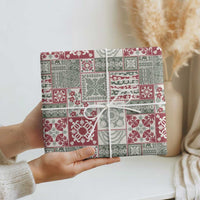 Mele Kalikimaka Hawaii Christmas Wrapping Paper Aloha Spirit with Hawaiian Quilt Pattern - Polynesian Pride